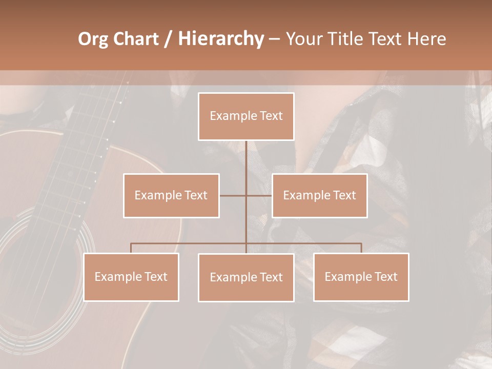 Country Guitar Girl PowerPoint Template