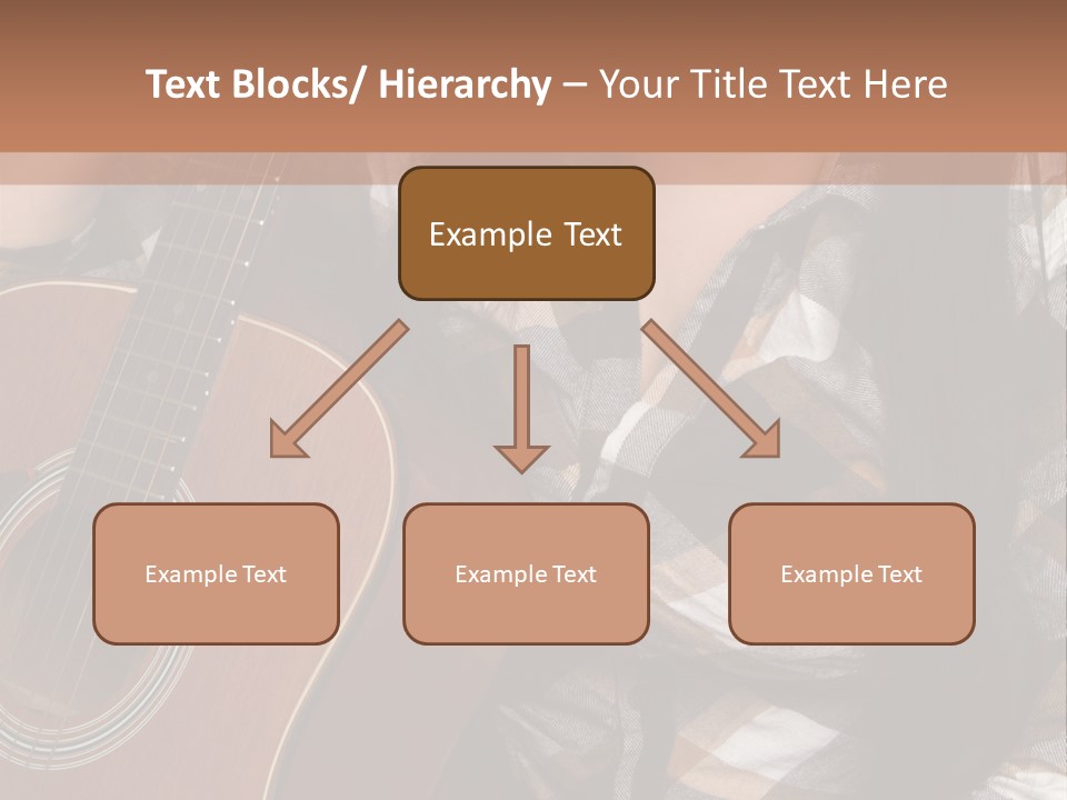 Country Guitar Girl PowerPoint Template