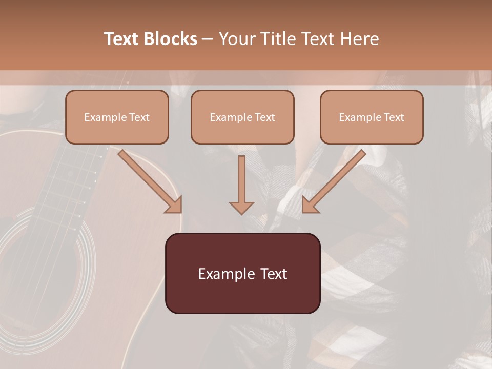 Country Guitar Girl PowerPoint Template