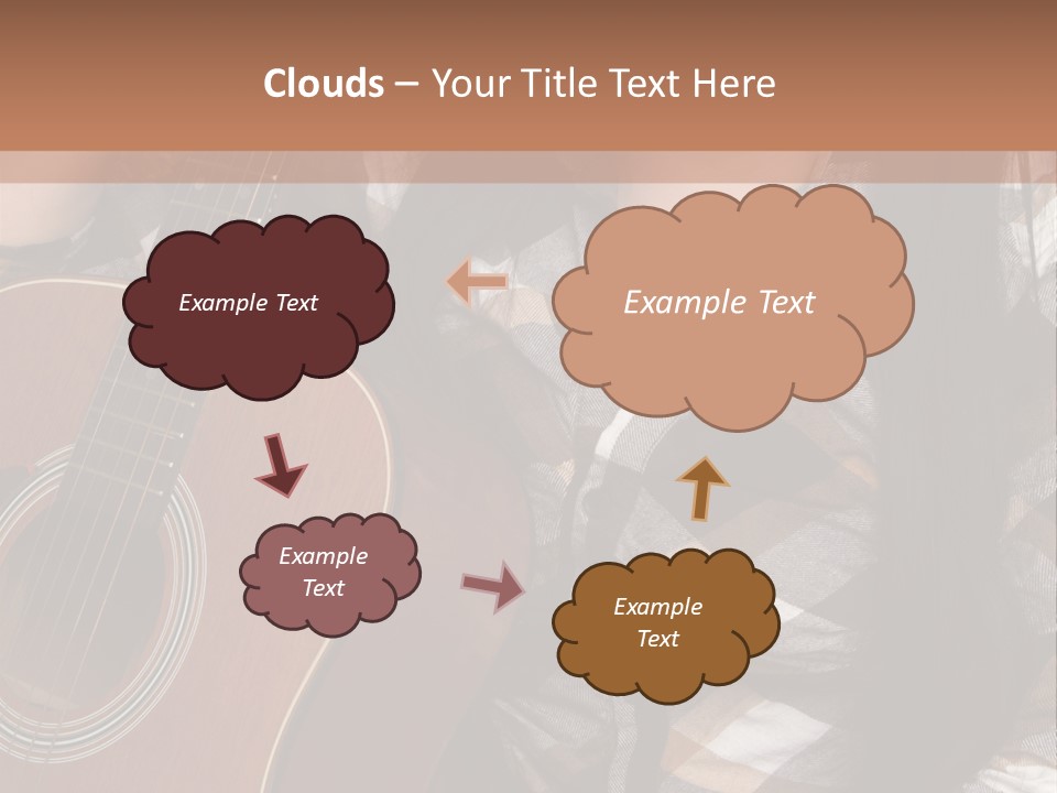 Country Guitar Girl PowerPoint Template