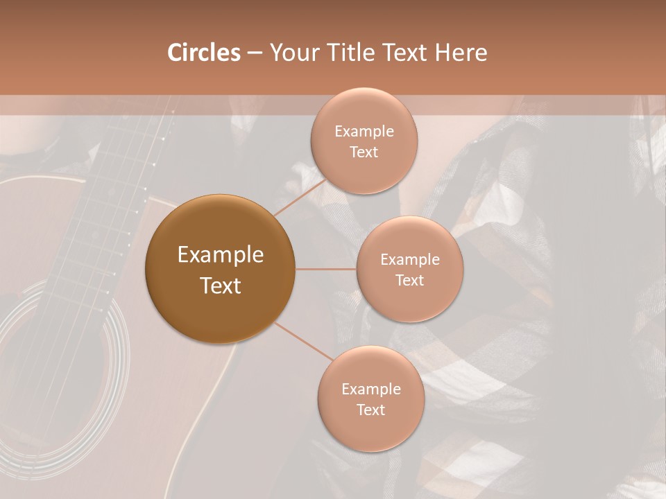 Country Guitar Girl PowerPoint Template