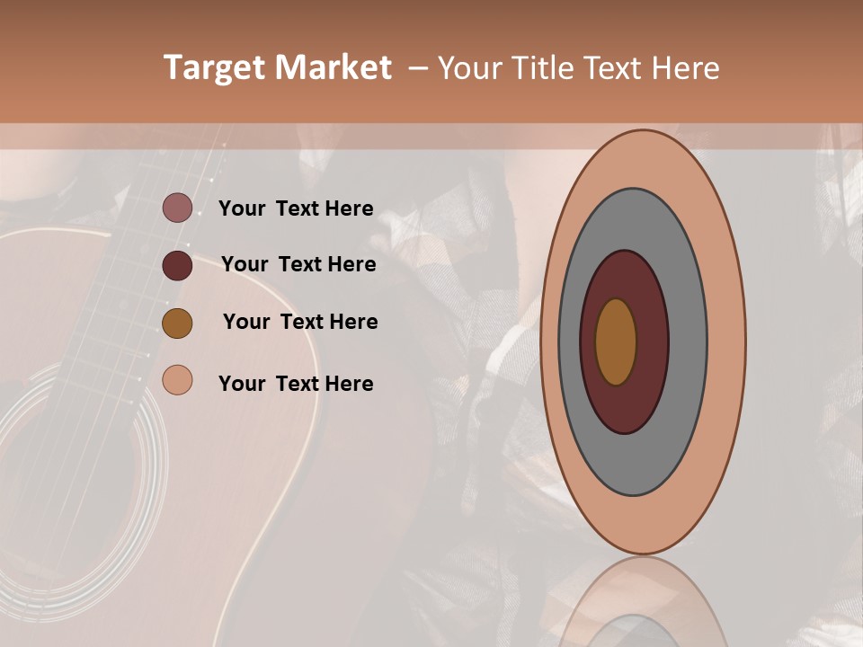 Country Guitar Girl PowerPoint Template