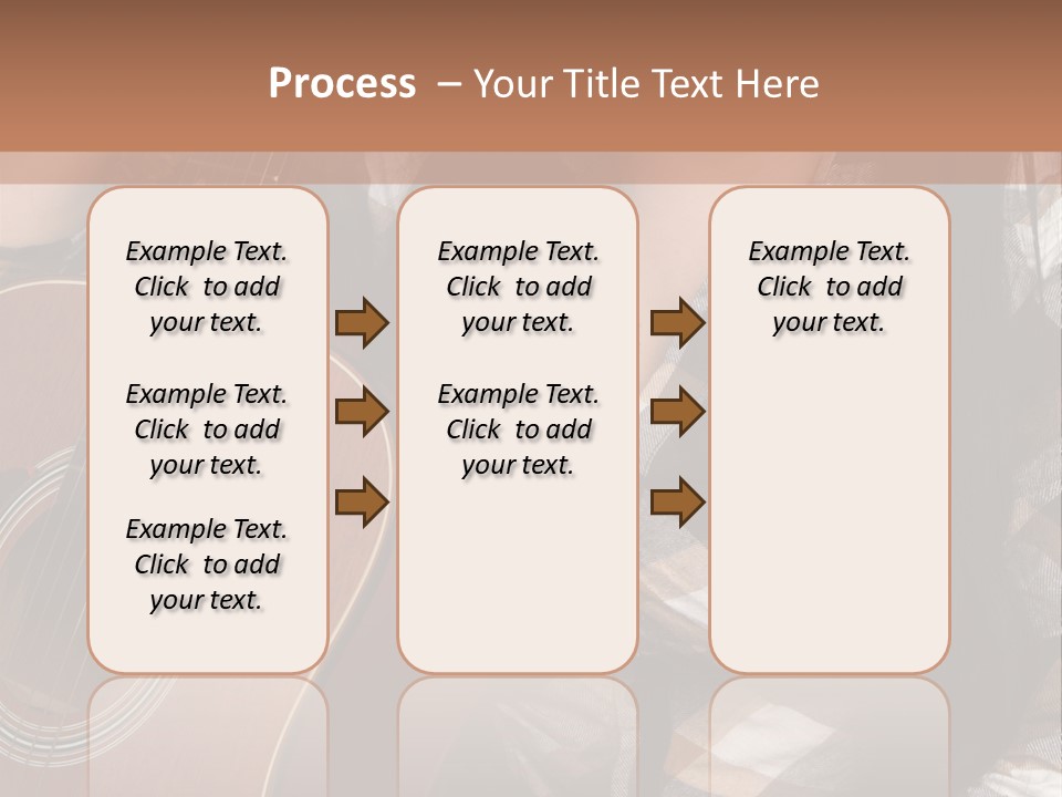 Country Guitar Girl PowerPoint Template