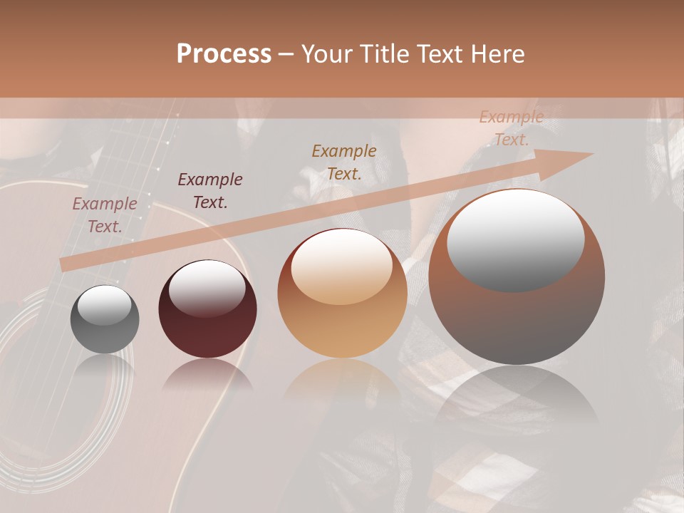 Country Guitar Girl PowerPoint Template