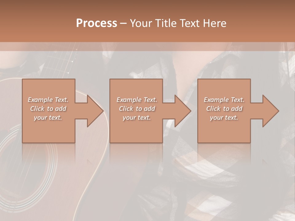 Country Guitar Girl PowerPoint Template