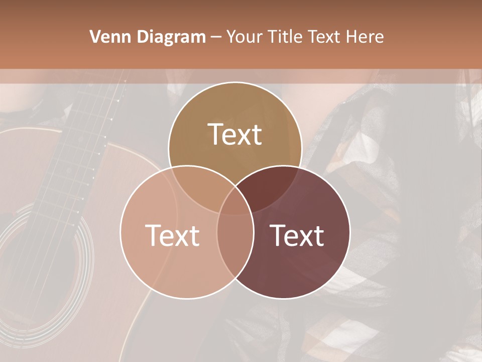 Country Guitar Girl PowerPoint Template