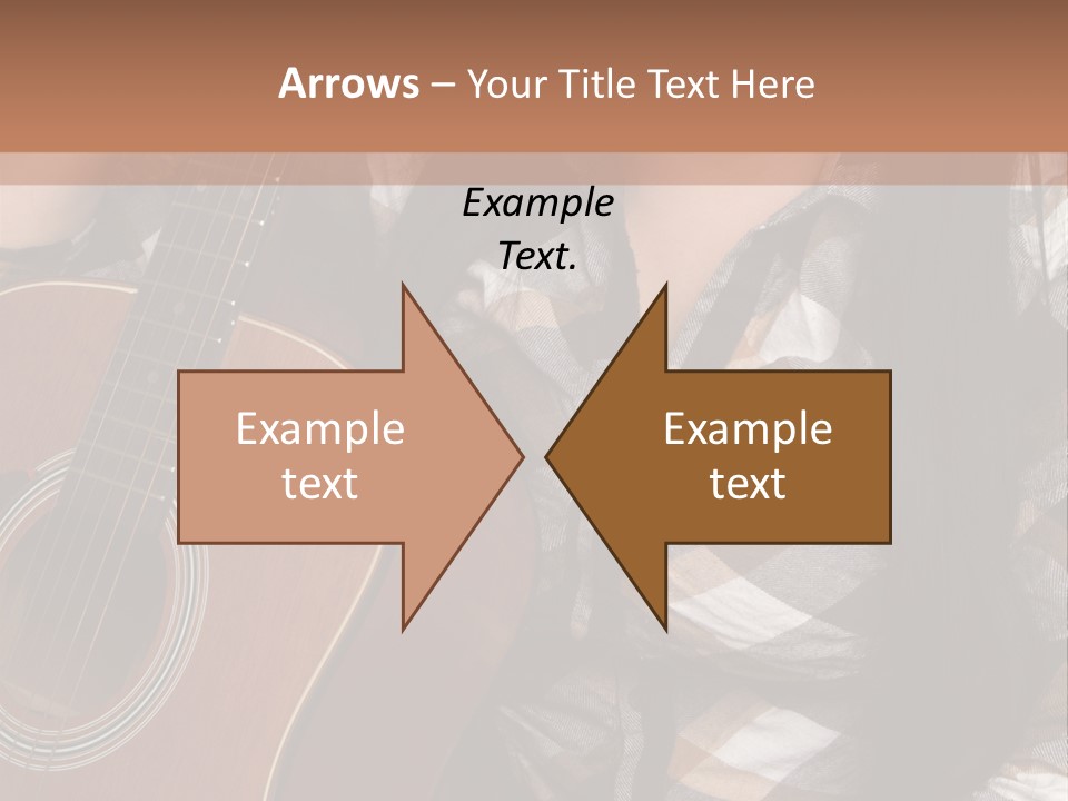 Country Guitar Girl PowerPoint Template