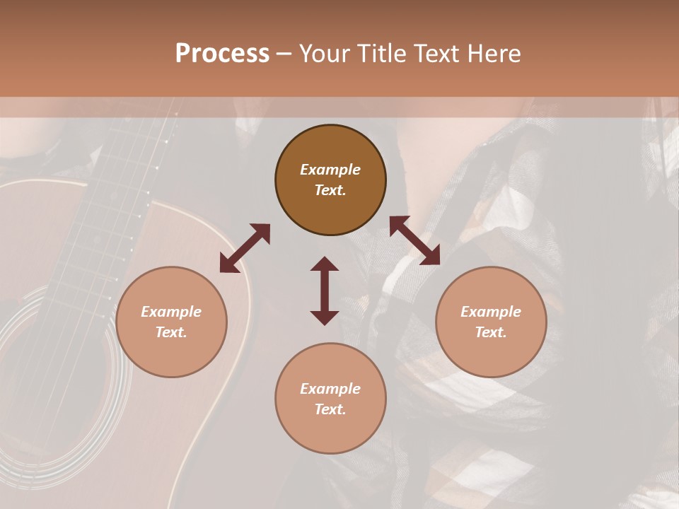 Country Guitar Girl PowerPoint Template