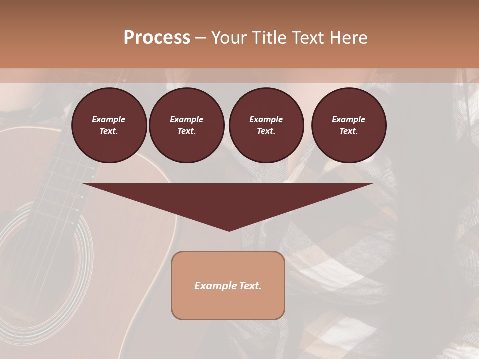 Country Guitar Girl PowerPoint Template
