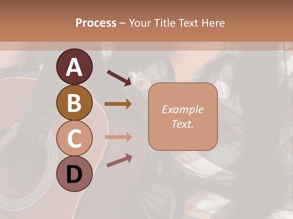 Country Guitar Girl PowerPoint Template