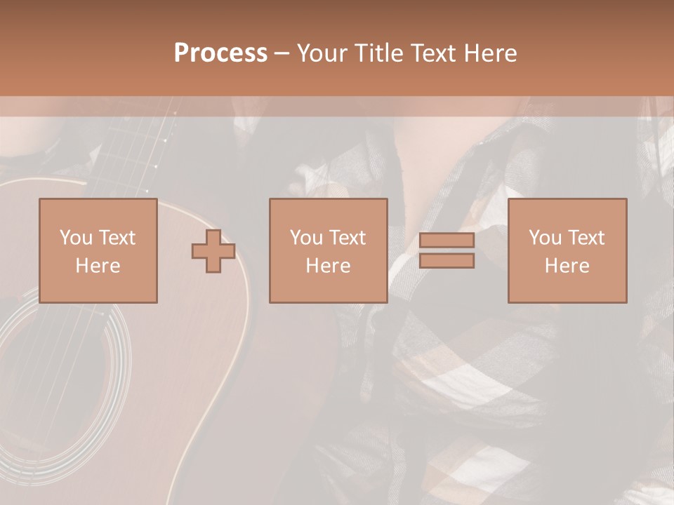 Country Guitar Girl PowerPoint Template