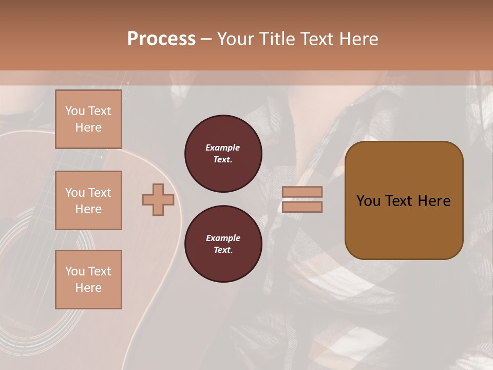 Country Guitar Girl PowerPoint Template