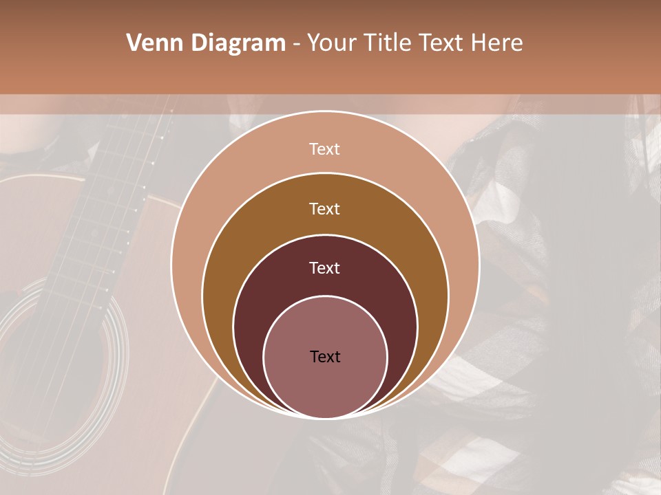 Country Guitar Girl PowerPoint Template