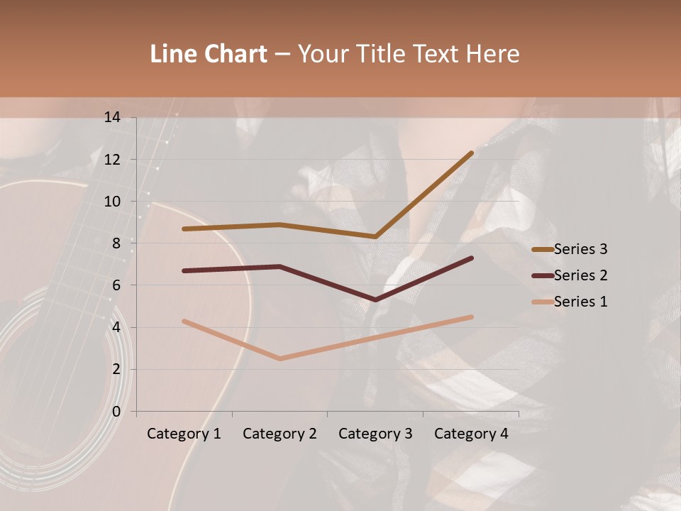 Country Guitar Girl PowerPoint Template