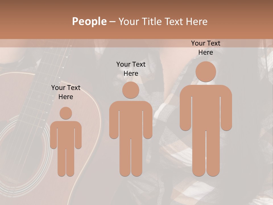 Country Guitar Girl PowerPoint Template