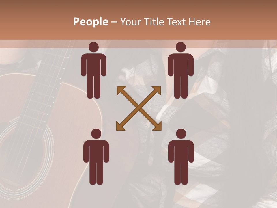 Country Guitar Girl PowerPoint Template