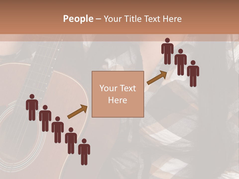 Country Guitar Girl PowerPoint Template
