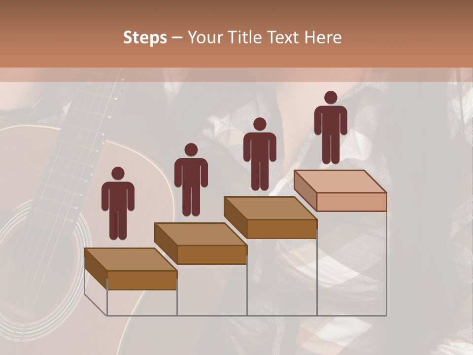 Country Guitar Girl PowerPoint Template