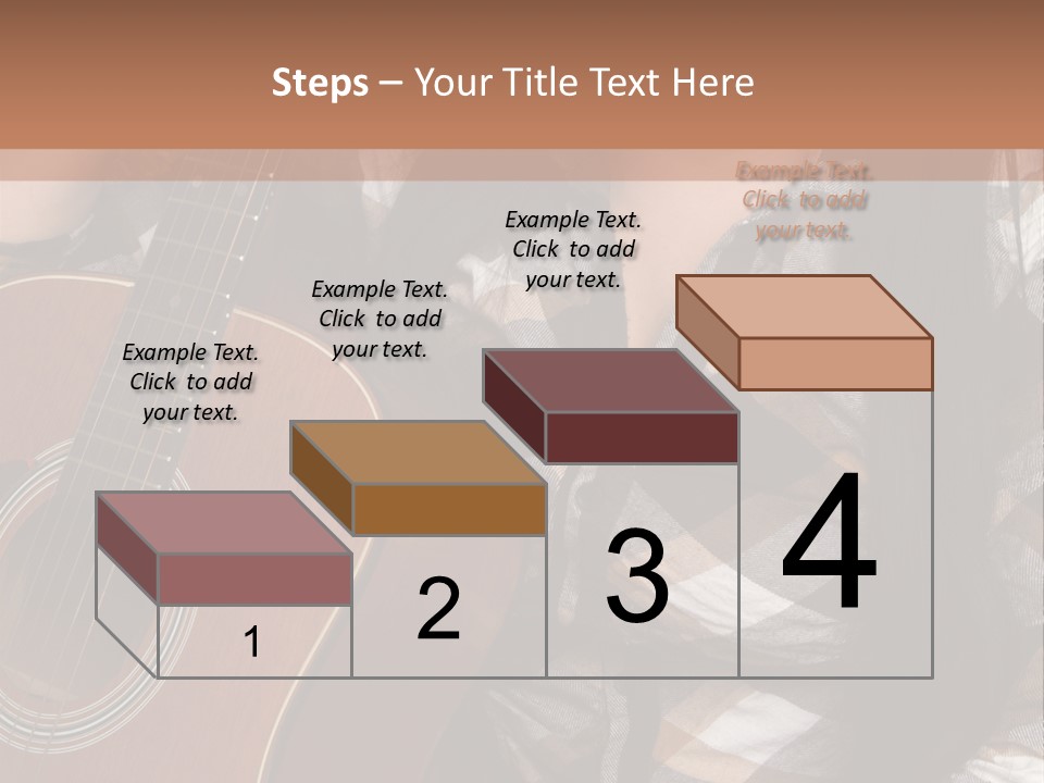Country Guitar Girl PowerPoint Template
