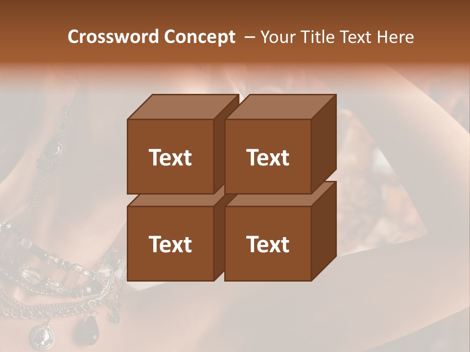 Glamour Earrings Romantic PowerPoint Template