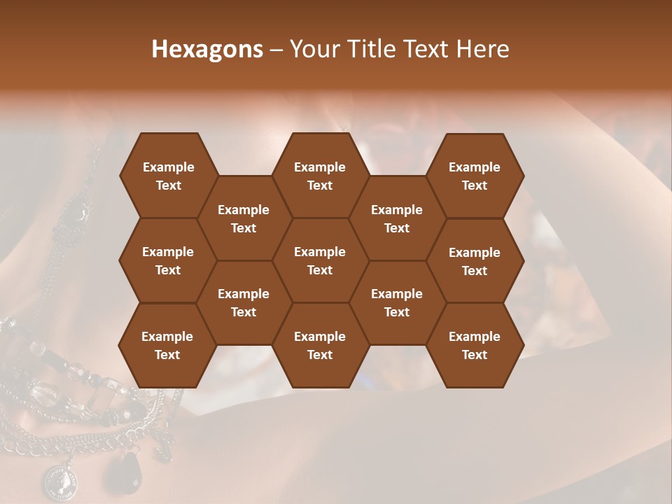 Glamour Earrings Romantic PowerPoint Template