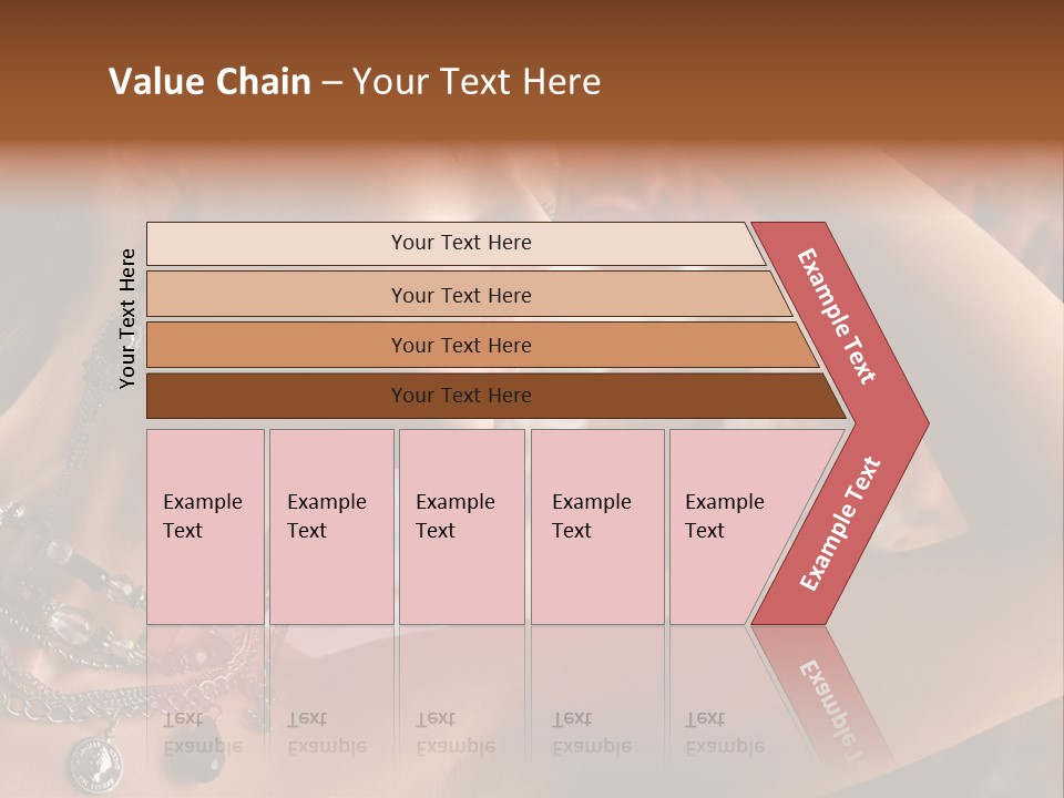 Glamour Earrings Romantic PowerPoint Template