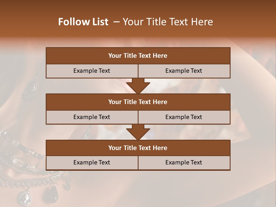 Glamour Earrings Romantic PowerPoint Template