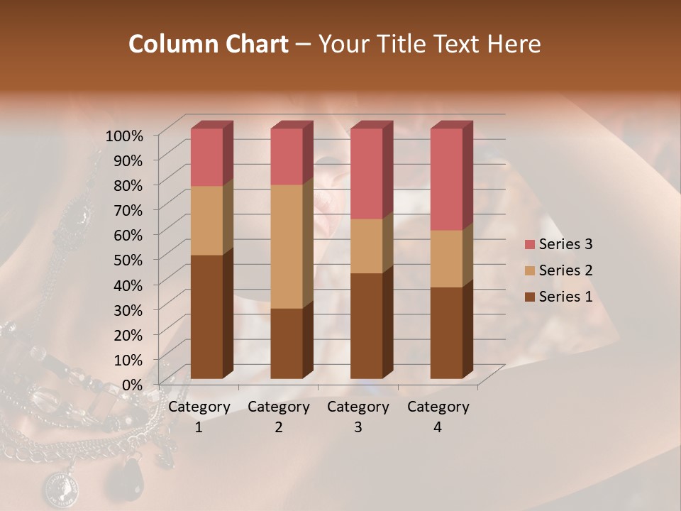 Glamour Earrings Romantic PowerPoint Template