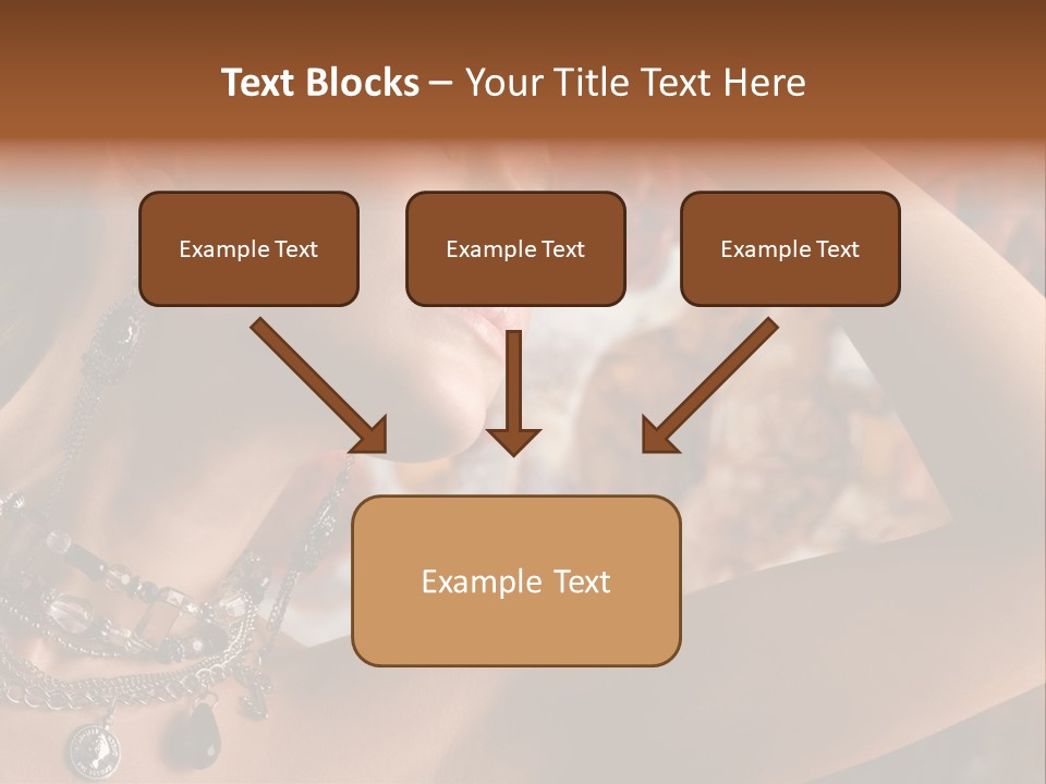 Glamour Earrings Romantic PowerPoint Template