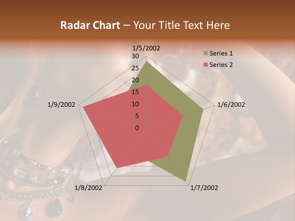 Glamour Earrings Romantic PowerPoint Template