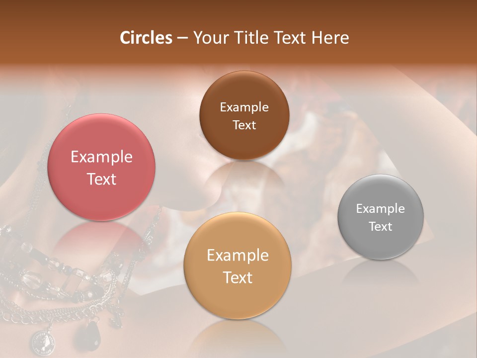 Glamour Earrings Romantic PowerPoint Template