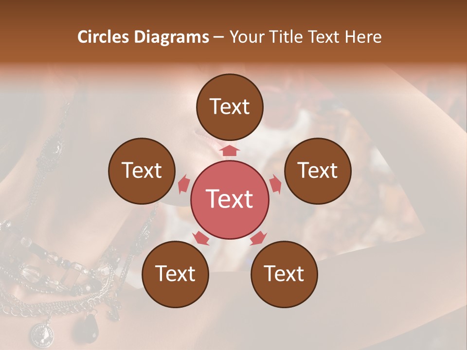 Glamour Earrings Romantic PowerPoint Template