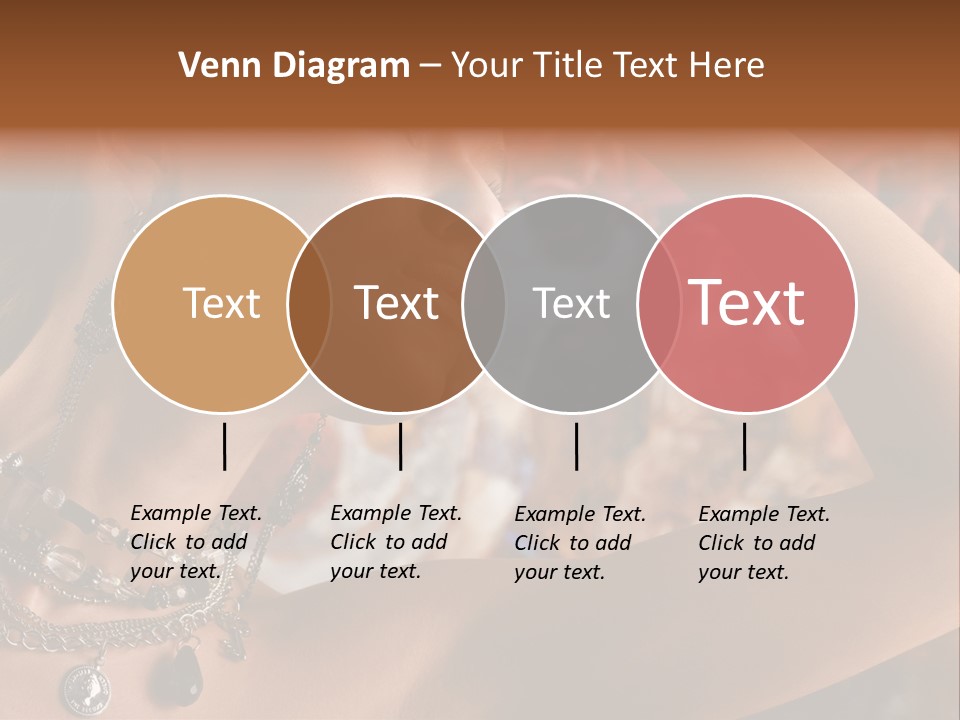 Glamour Earrings Romantic PowerPoint Template