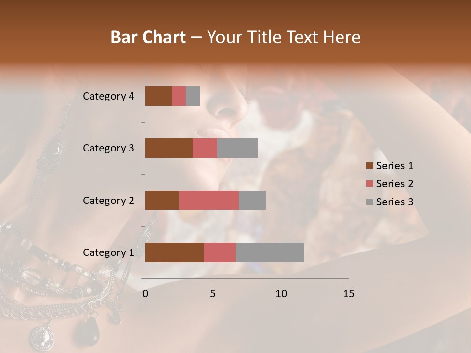 Glamour Earrings Romantic PowerPoint Template