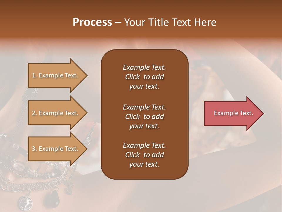 Glamour Earrings Romantic PowerPoint Template