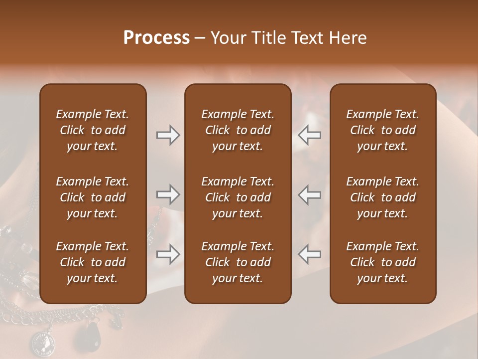 Glamour Earrings Romantic PowerPoint Template