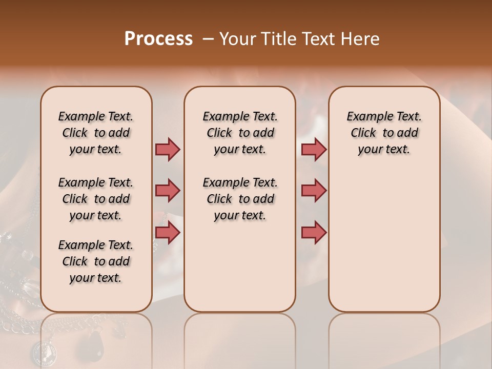 Glamour Earrings Romantic PowerPoint Template