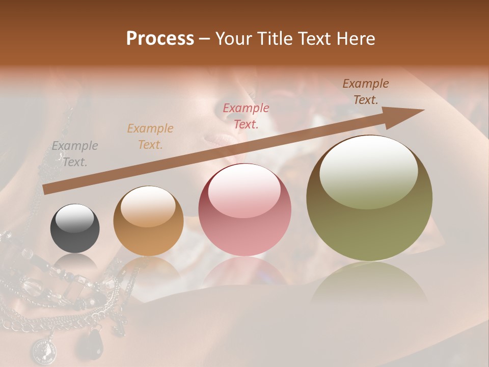 Glamour Earrings Romantic PowerPoint Template