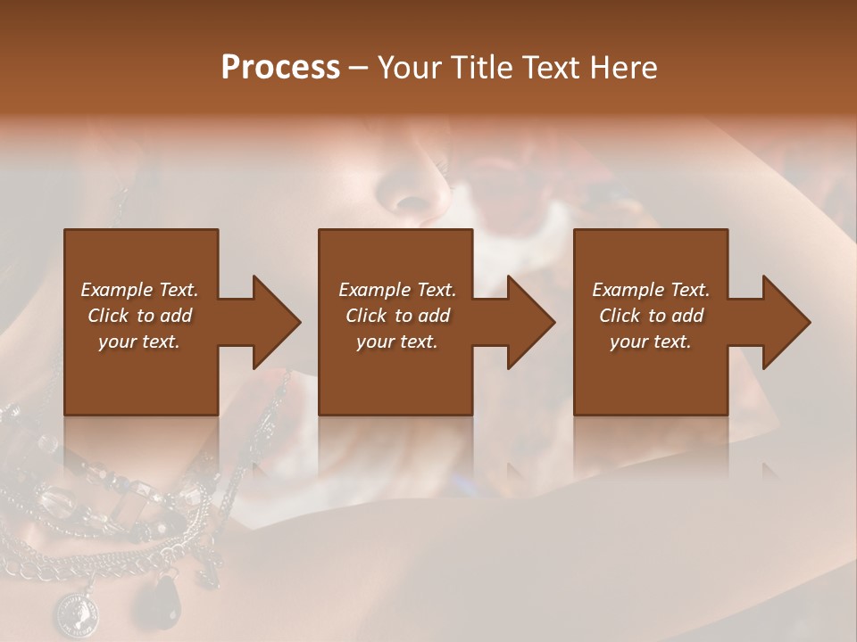 Glamour Earrings Romantic PowerPoint Template