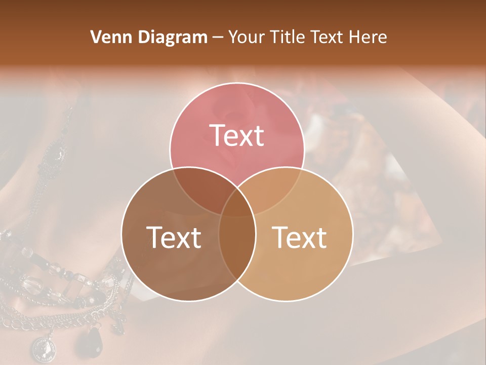 Glamour Earrings Romantic PowerPoint Template