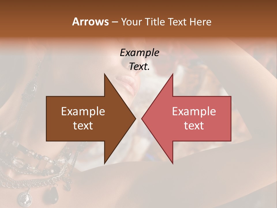 Glamour Earrings Romantic PowerPoint Template