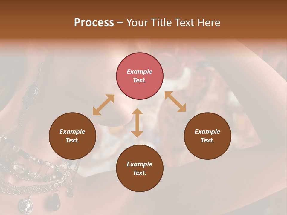 Glamour Earrings Romantic PowerPoint Template