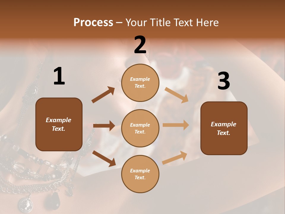 Glamour Earrings Romantic PowerPoint Template