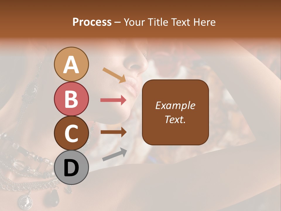 Glamour Earrings Romantic PowerPoint Template