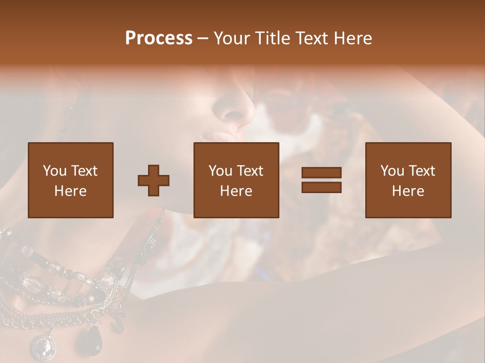 Glamour Earrings Romantic PowerPoint Template