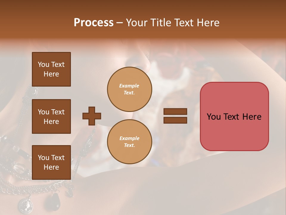 Glamour Earrings Romantic PowerPoint Template