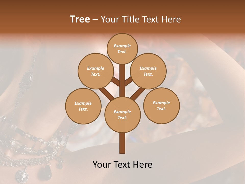 Glamour Earrings Romantic PowerPoint Template