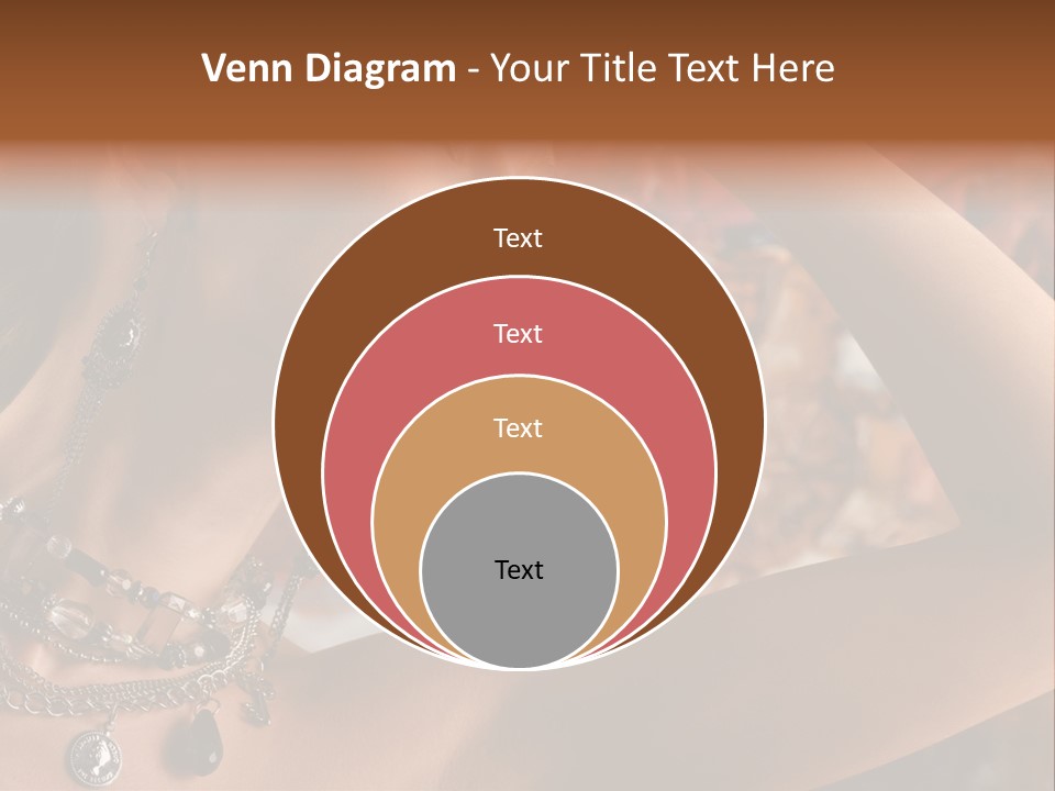 Glamour Earrings Romantic PowerPoint Template