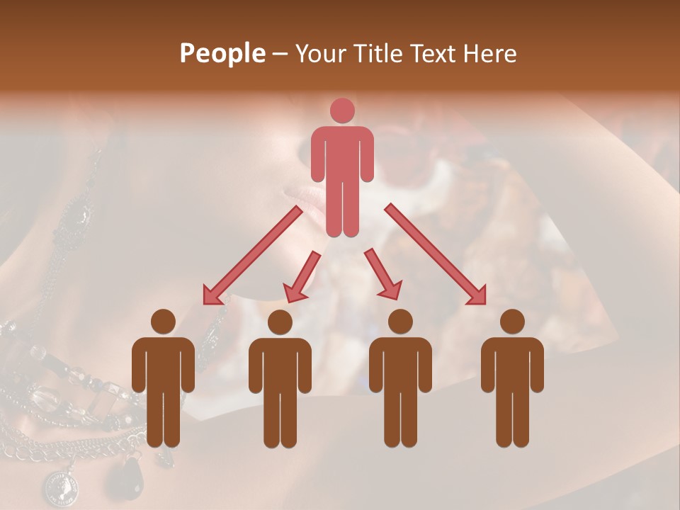 Glamour Earrings Romantic PowerPoint Template