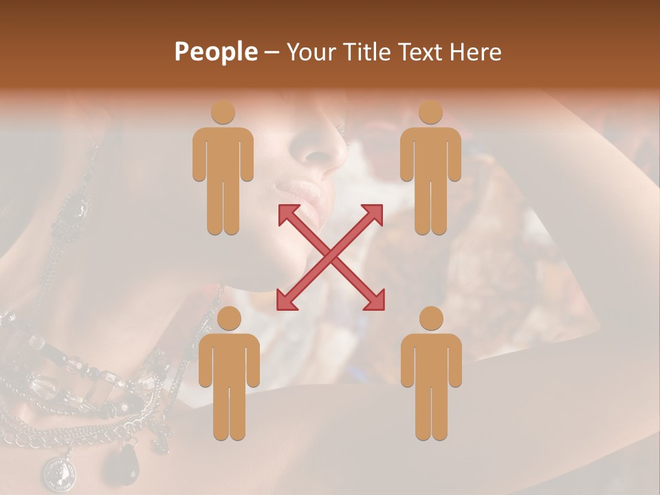 Glamour Earrings Romantic PowerPoint Template